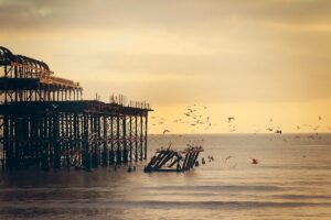 a view of west Pier in Brighton
